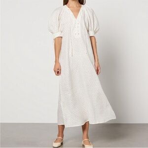 Sleeper Women's Garden Rose Floral
Linen Midi Dress